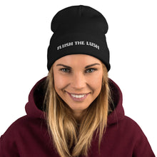 Load image into Gallery viewer, Flush the Lush Embroidered Beanie
